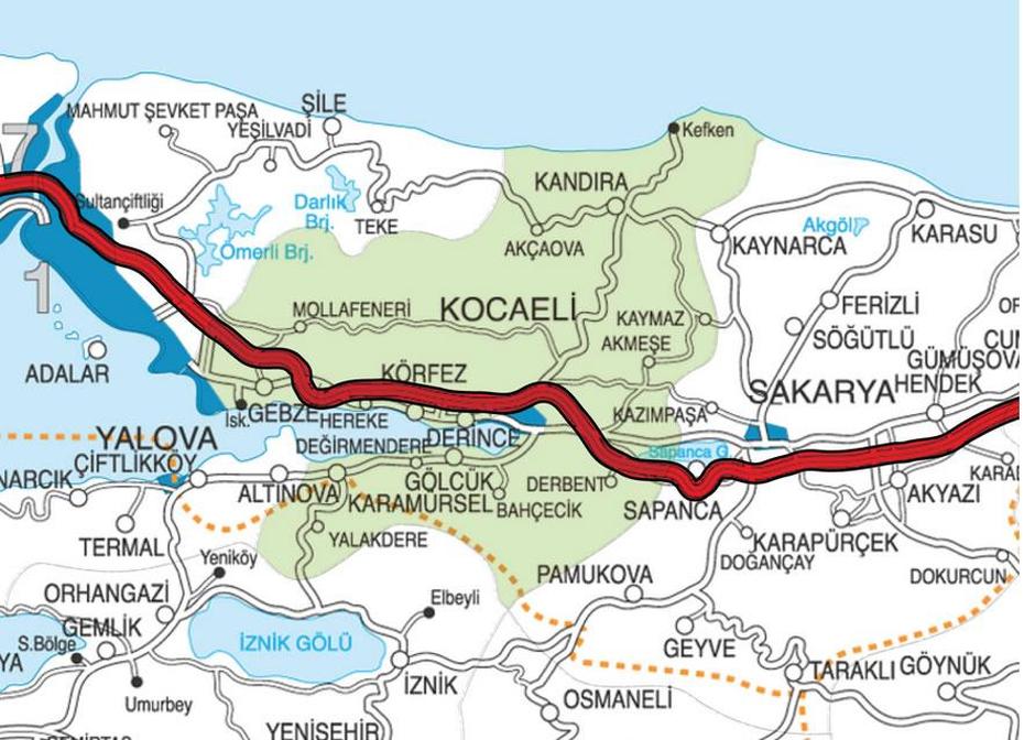 Kocaeli Map, Kocaeli, Turkey, Izmit Turkey, Van Turkey