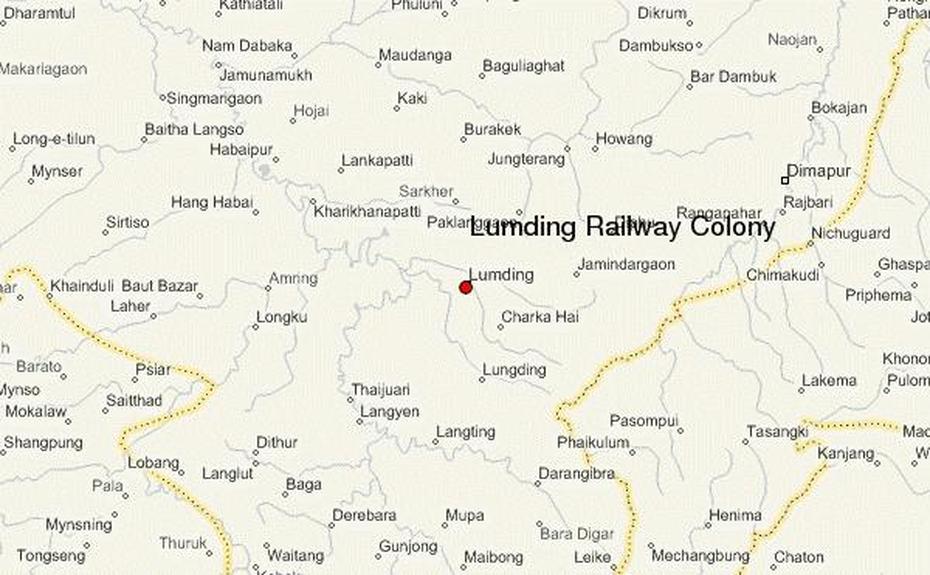 Lumding Railway Colony Location Guide, Lumding, India, Haflong, Lumding Assam