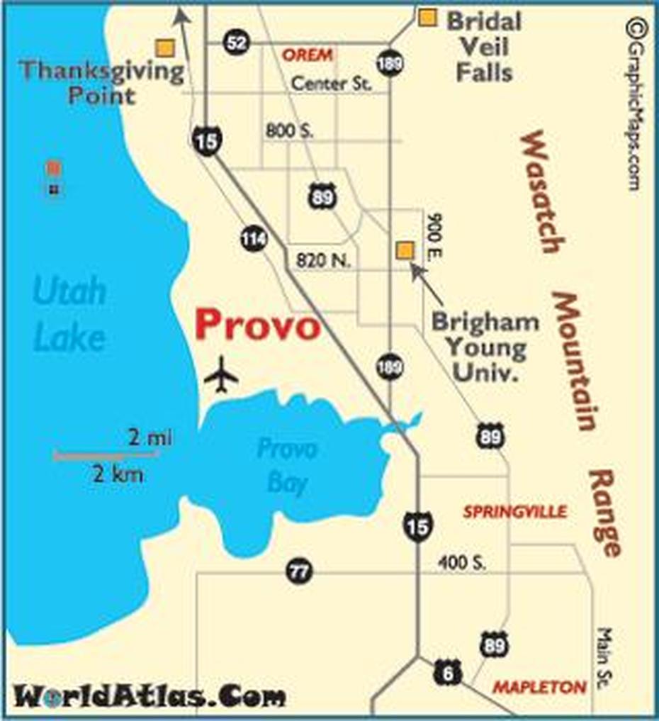Middle Provo River, Provo Canyon Utah, Bridal Veil, Provo, United States