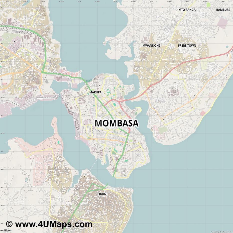 Mombasa County, Kenya Rivers, Pdf, Mombasa, Kenya