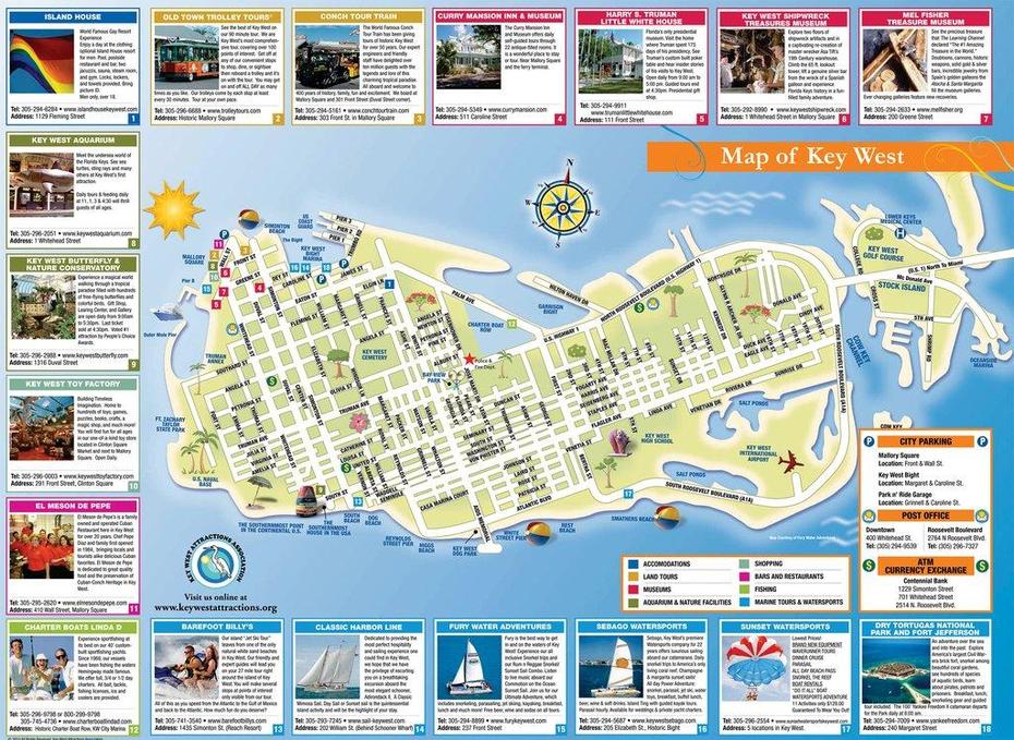 Printable Map Of Key West | Printable Map Of The United States, Key West, United States, United States  Color, United States  With Scale