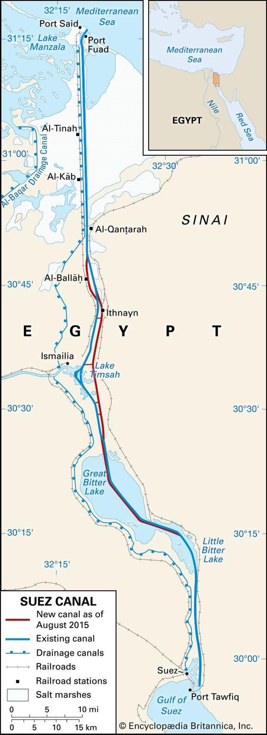 Suez Canal | History, Map, Importance, Length, Depth, & Facts | Britannica, Suez, Egypt, Suez Canal Region, Suez Canal Camera