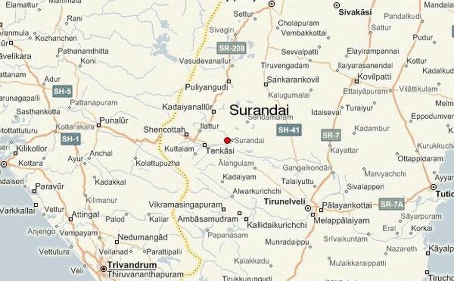 Surandai Location Guide, Sūrandai, India, Madasamy, Surasundari