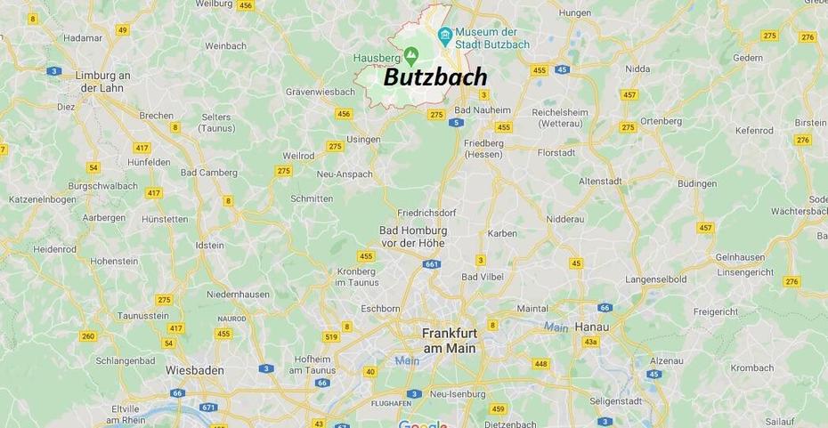 Wo Liegt Butzbach (35510)? Wo Ist Butzbach | Wo Liegt, Butzbach, Germany, Traunstein Germany, Gibbs Kaserne  Frankfurt