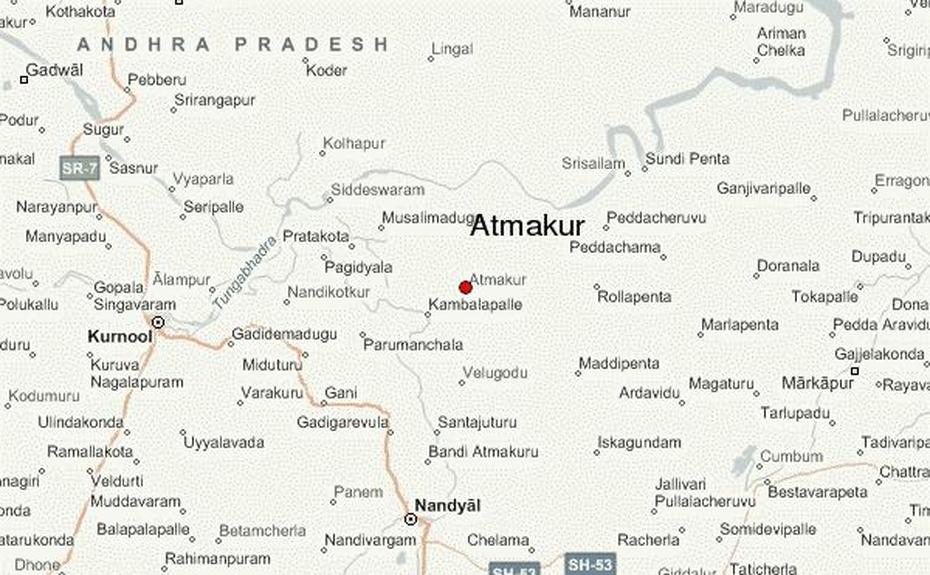 Atmakur Location Guide, Atmakūr, India, Anantapur  District, Kurnool  District