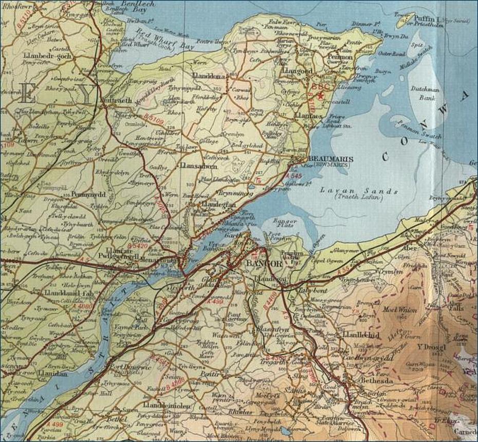 Bangor Map, Bangor, United States, Bangor Street, Bangor Ireland