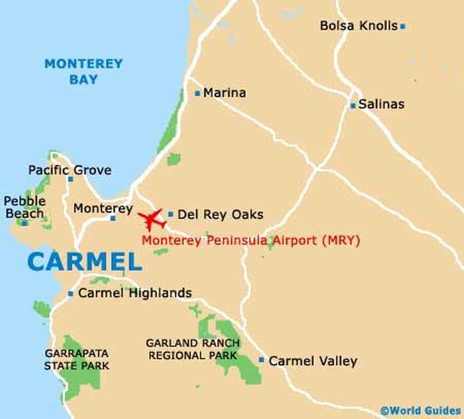 Carmel Maps And Orientation: Carmel, California – Ca, Usa, Carmel, United States, United States  50 States, United States  Puzzle