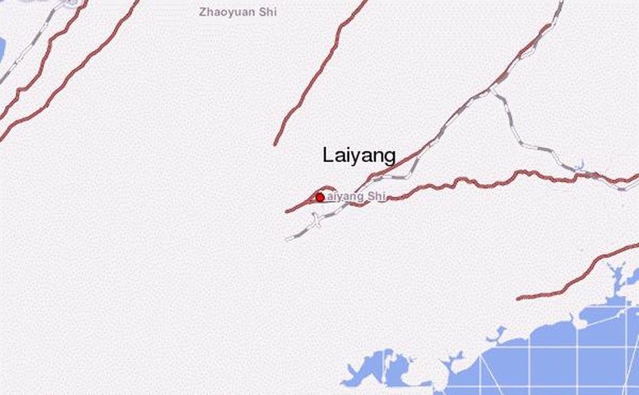 Of China Provinces, China  Colored, Guide, Laiyang, China