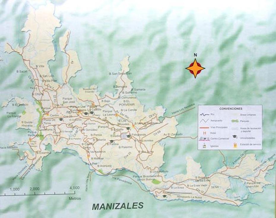 Donde Encuentro Un Mapa De Manizales(Colombia) Con Todas Sus Calles …, Manizales, Colombia, Manizales Colombia Nightlife, Colombia Blank