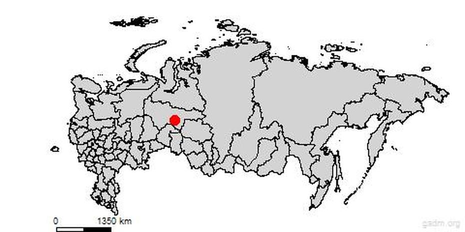 Gadm, Pyt’-Yakh, Russia, Russia  With Countries, Western Russia