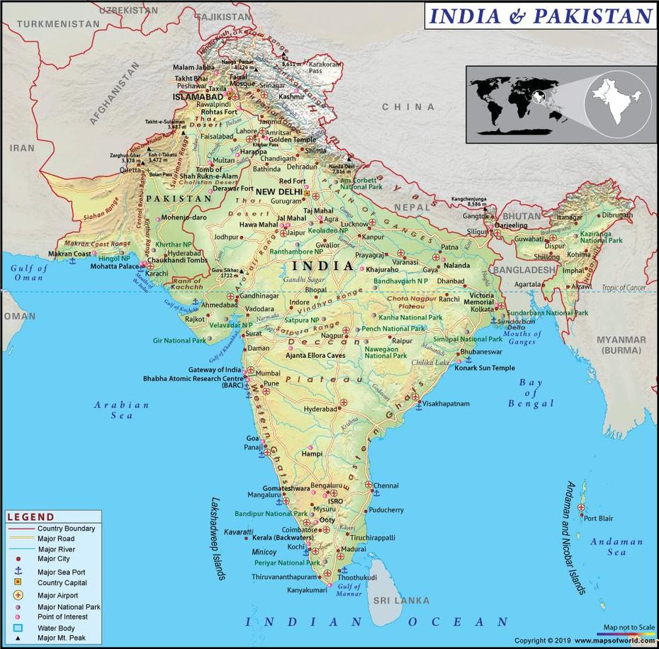 India Map With Famous Tourist Places  Tourism Company And Tourism …, Marar, India, Seminte, Patrunjel