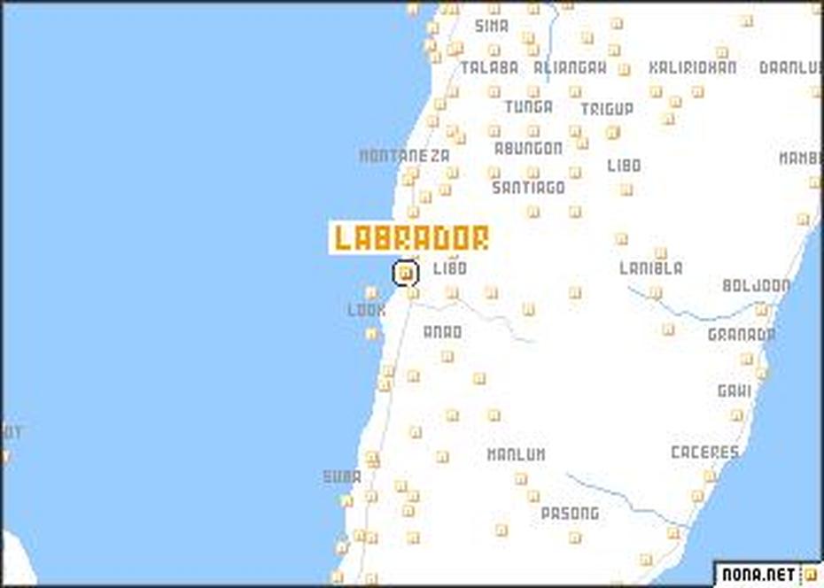 Labrador (Philippines) Map – Nona, Labrador, Philippines, Labrador, Puppy Crush Philippine