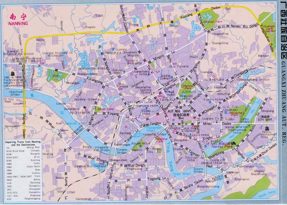 Map Of China Nanning – 88 World Maps, Nanmeng, China, Nanning City, Ningxia China