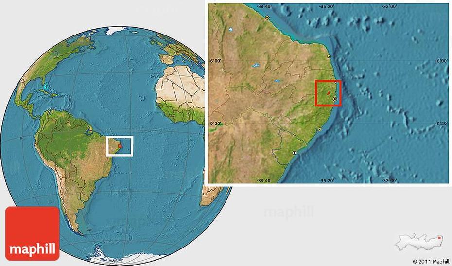 Satellite Location Map Of Nazare Da Mata, Nazaré Da Mata, Brazil, Nazare  Paulista, Nazaré Waves