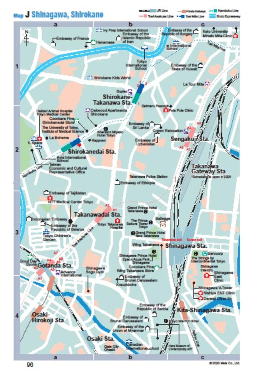 B”Map Of Tokyo & Yokohama | The Expats Guide To Japan”, Shinagawa-Ku, Japan, Shinagawa-Ku, Japan