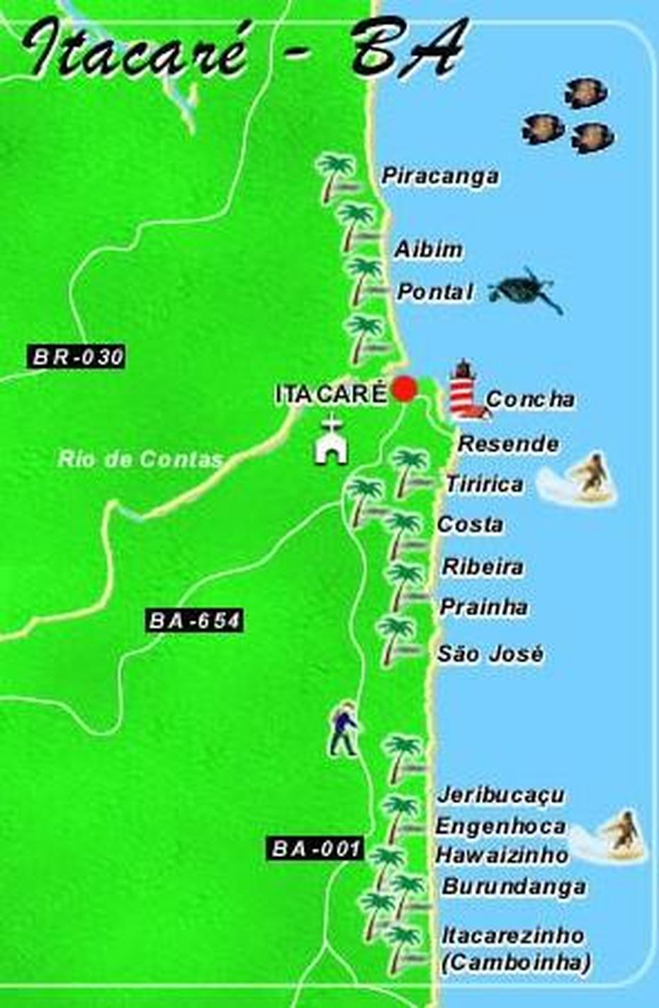 Beach, Surf & Caipirinhas In Itacare, Brazil. | Your Way To Travel, Itacaré, Brazil, Brazil Capital, Brazil .Png