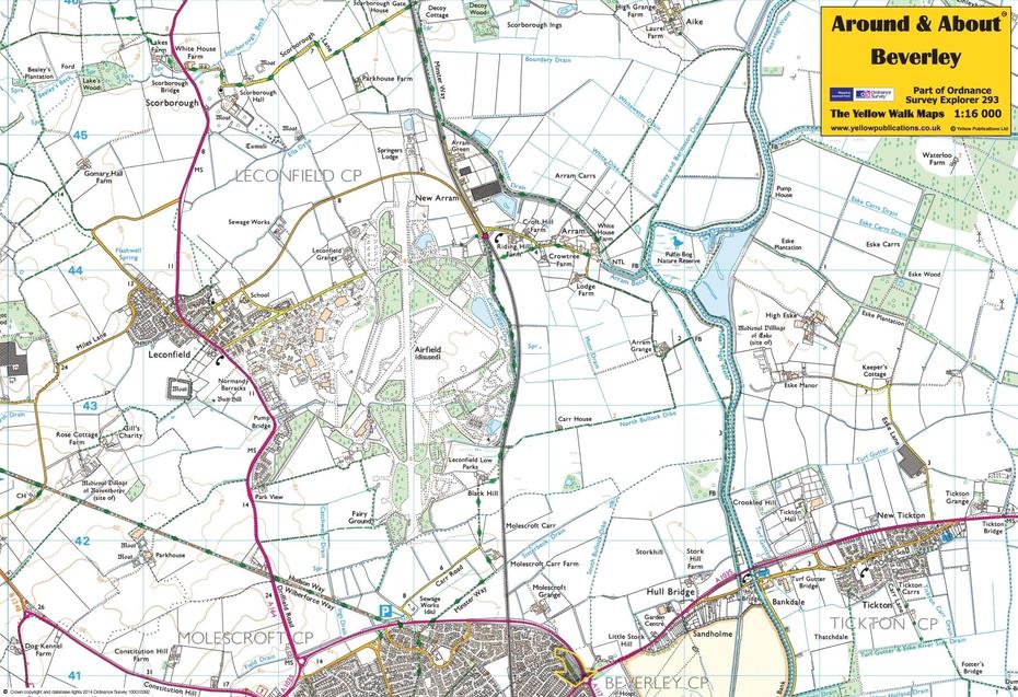 Beverley | Yellow Publications – Publisher Of Yellow Maps, Beverley, United Kingdom, Harrogate England, North Yorkshire England