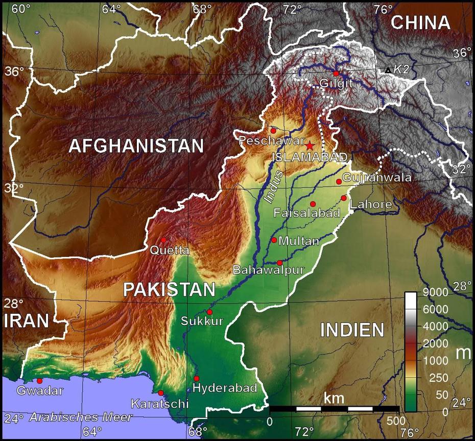 Carte Du Pakistan – Plusieurs Carte Du Pays En Asie, Bhawana, Pakistan, Garhwali  People, Garhwali  Film