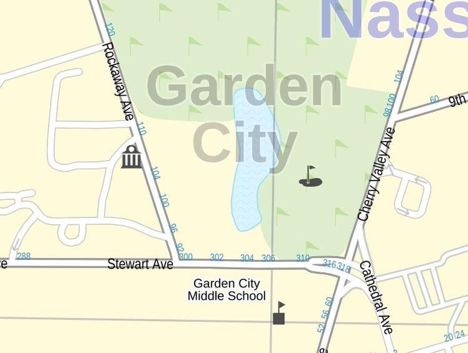 Garden City Map, New York, Garden City, United States, United States On World, 5G  United States
