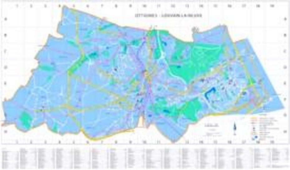 Gare Louvain La Neuve, Plan Louvain-La-Neuve, Belgium, Louvain-La-Neuve, Belgium