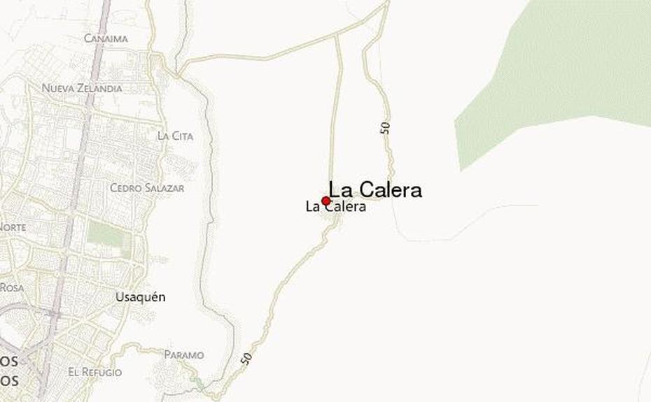 Guia Urbano De La Calera, Colombia, La Calera, Colombia, Caqueta Colombia, Cundinamarca Colombia