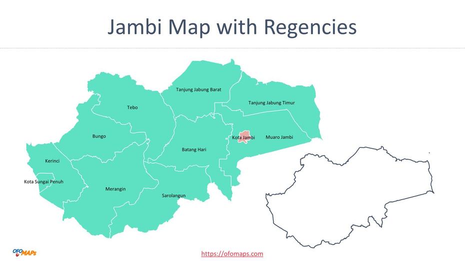 Jambi Map Of Indonesia – Ofo Maps, Jambi, Indonesia, Peta Kota Jambi, Provinsi Jambi