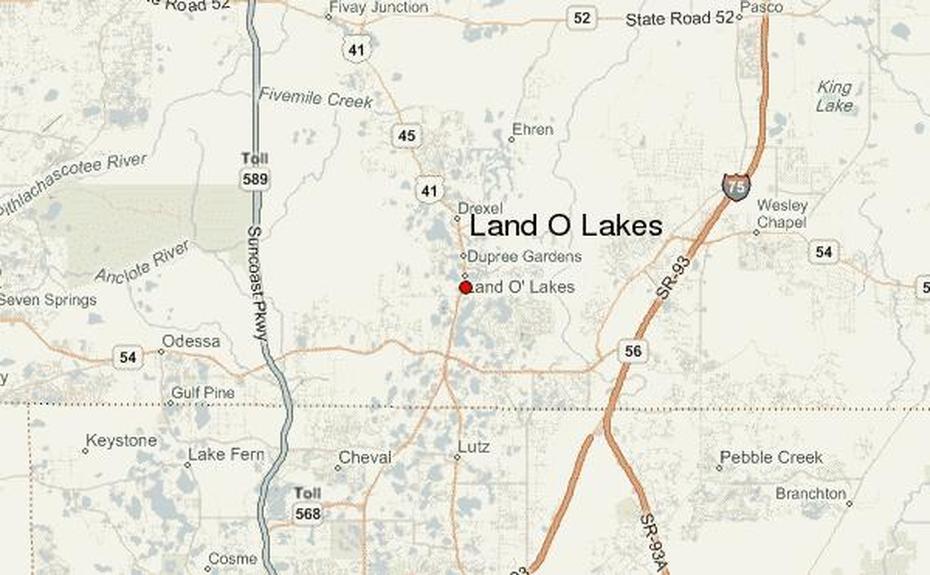 Land O Lakes Wisconsin, Land O Lakes Fl, Land, Land O’ Lakes, United States