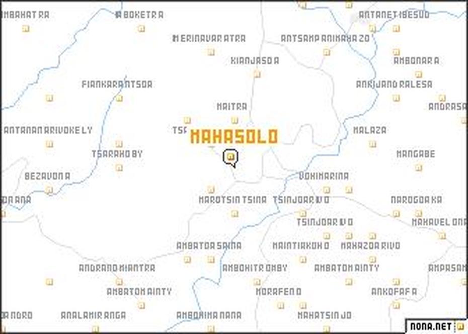 Mahasolo (Madagascar) Map – Nona, Mahasolo, Madagascar, Madagascar Blank, Capital Of Madagascar