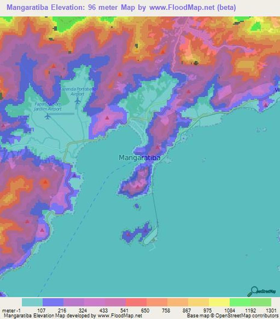 Mangaratiba, Brazil, Topography, Mangaratiba, Brazil