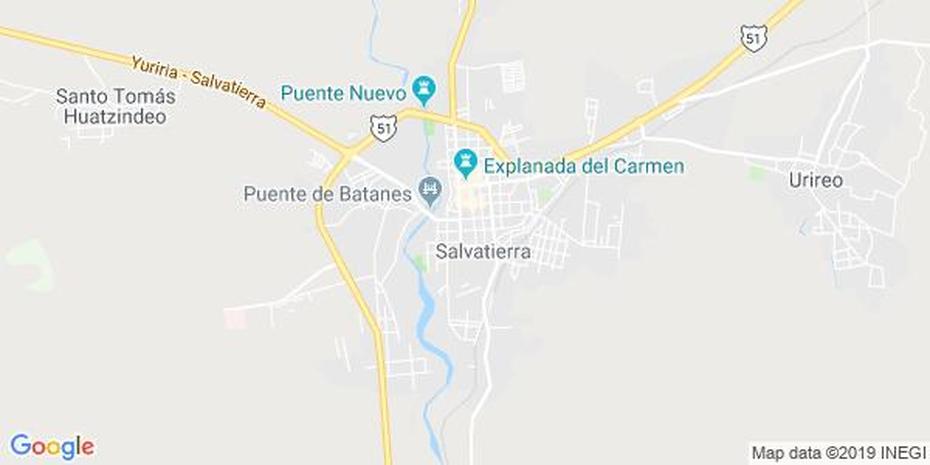 Mapa De Salvatierra, Guanajuato – Mapa De Mexico, Salvatierra, Mexico, Texas And Mexico, Sinaloa State Mexico