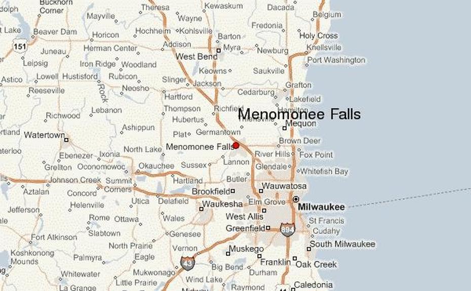 Menomonee Falls Location Guide, Menomonee Falls, United States, Menomonee Falls Wi, Menomonee River