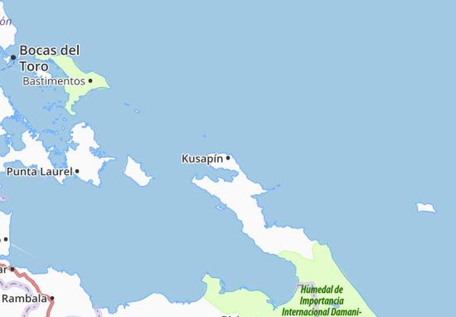 Michelin Kusapin Map – Viamichelin, Kusapín, Panama, Panama Road, Detailed  Panama