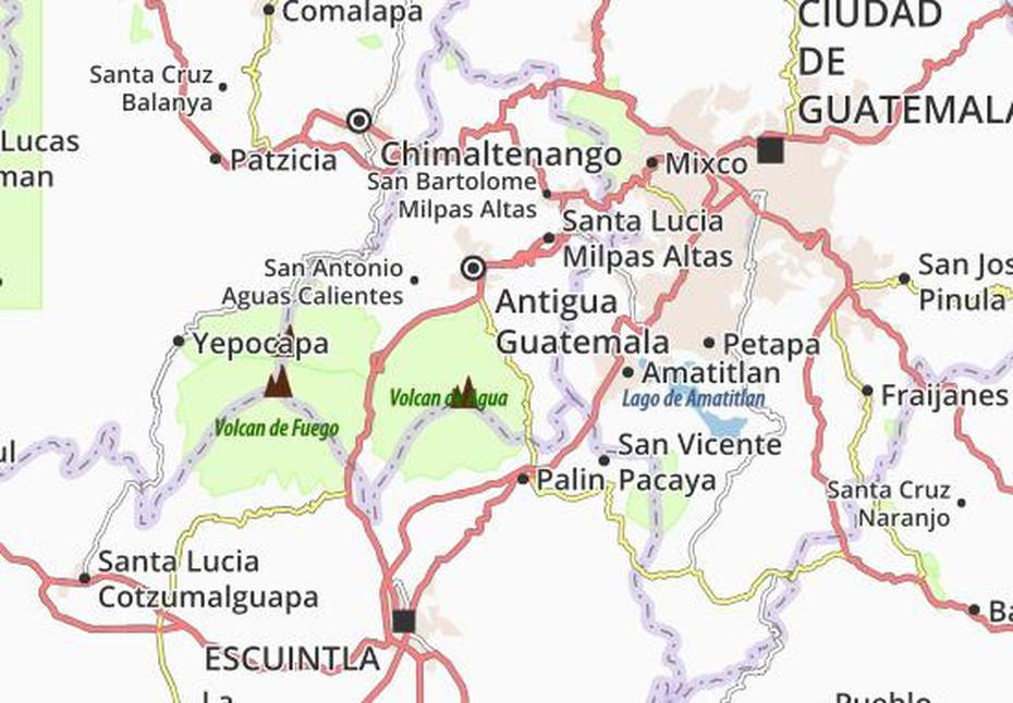 Michelin Santa Maria De Jesus Map – Viamichelin, Santa María De Jesús, Guatemala, Antigua Guatemala, Huipiles Guatemala