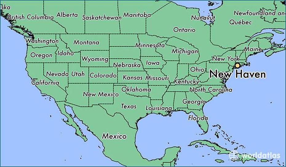 Where Is New Haven, Ct? / New Haven, Connecticut Map – Worldatlas, New Haven, United States, The Whole United States, Old United States