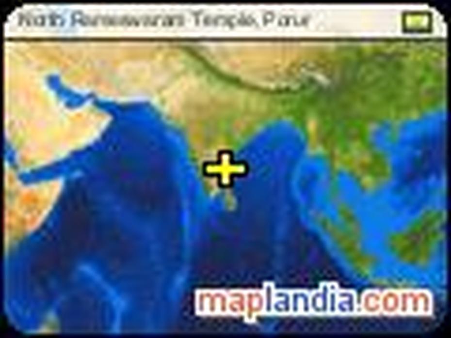 North Rameswaram Temple, Porur | Tiruvannamalai Google Satellite Map, Porur, India, Porur, India