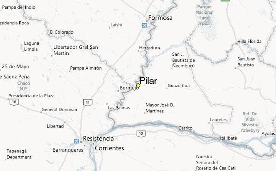 Pilar Map Paraguay – Toursmaps, Pilar, Paraguay, Paraguay Political, Neembucu Paraguay