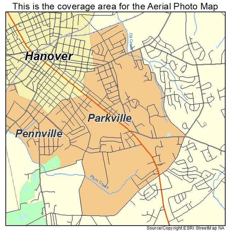 Aerial Photography Map Of Parkville, Pa Pennsylvania, Parkville, United States, Parkville Md, Parkville Mo