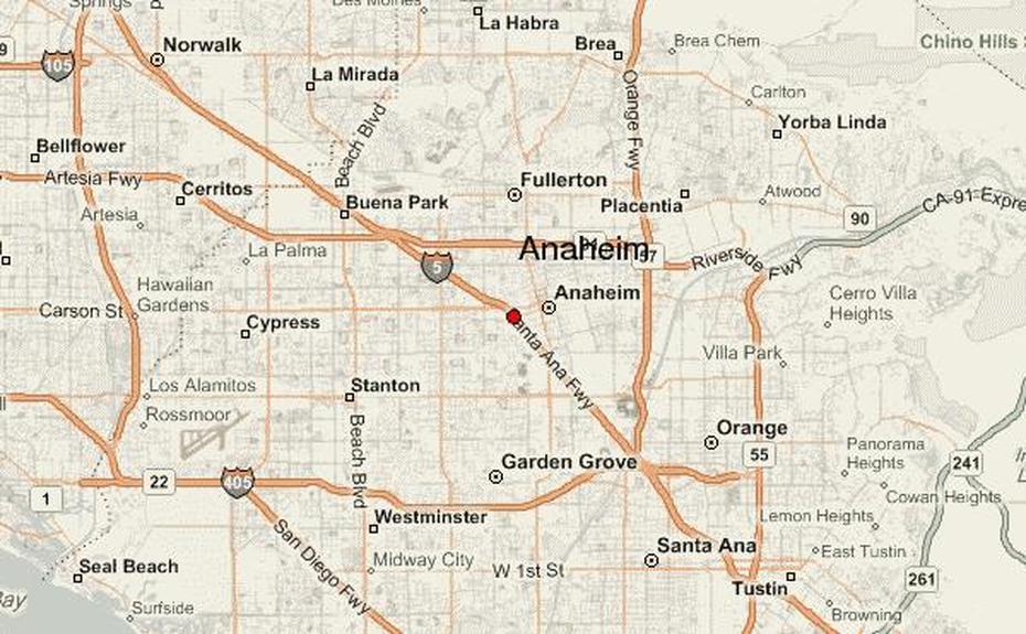 Anaheim Location Guide, Anaheim, United States, United States  Color, United States  With City