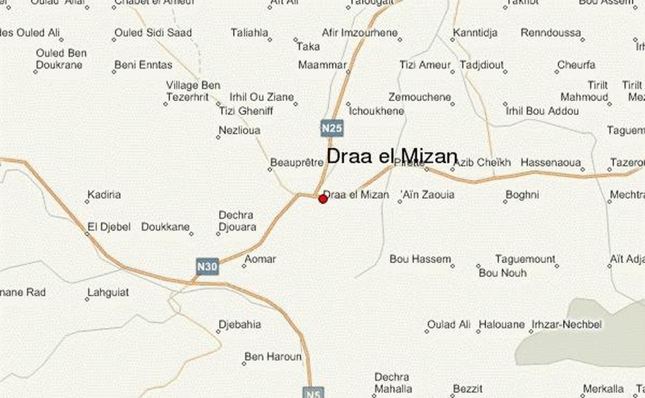 Draa El Mizan Location Guide, Draa El Mizan, Algeria, Algeria Country, Algeria Cities