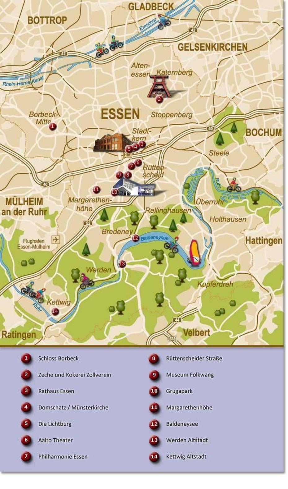 Large Essen Maps For Free Download And Print | High-Resolution And …, Essen, Germany, Duisburg Germany, Göttingen Germany