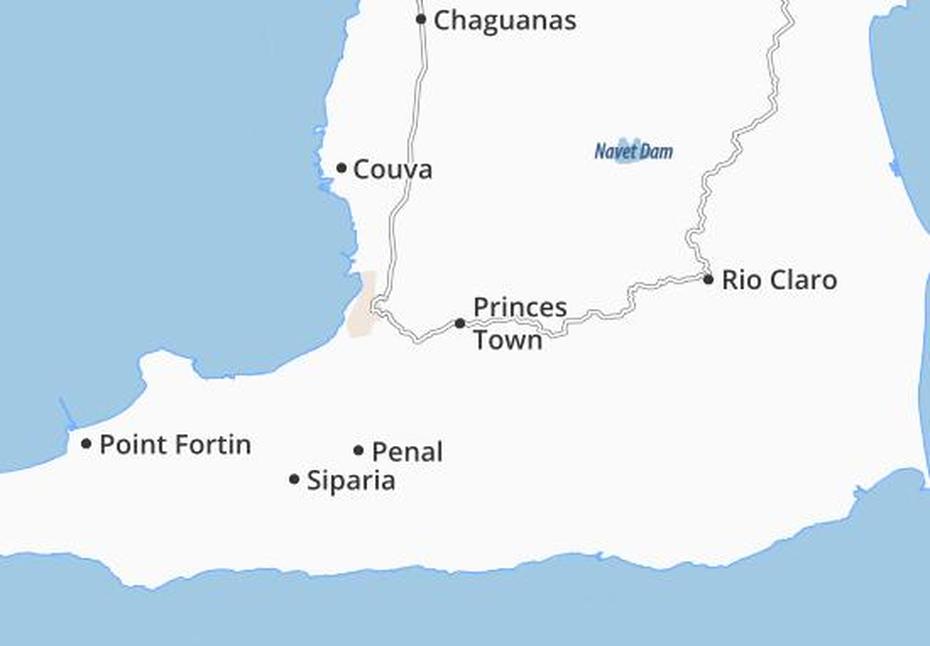Michelin Princes Town Map – Viamichelin, Princes Town, Trinidad And Tobago, Rachel Price Trinidad And Tobago, Trinidad Road