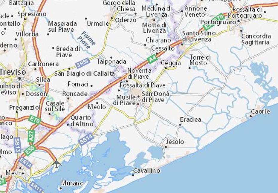 Michelin San Dona Di Piave Map – Viamichelin, San Donà Di Piave, Italy, Lafert San Dona Di Piave, San Polo Di Piave