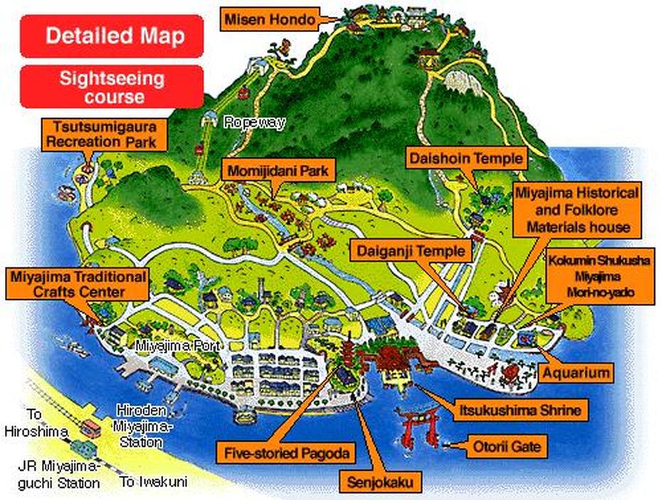 Miyajima Island And Shrine, Miyajima, Japan, Hiroshima  Gate, Mount  Misen