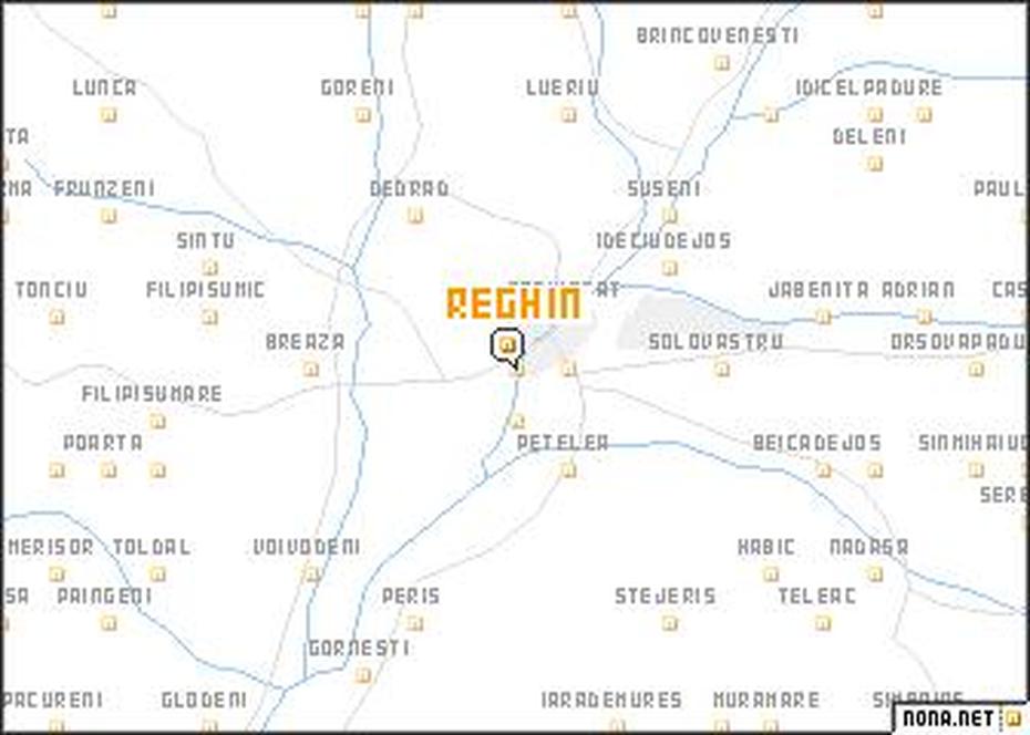 Reghin (Romania) Map – Nona, Reghin, Romania, Romania Turistica, Bistrita- Nasaud