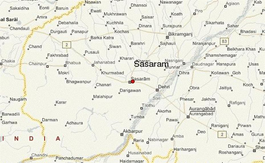 Sasaram Location Guide, Sasarām, India, Rohtas, Sasaram  City