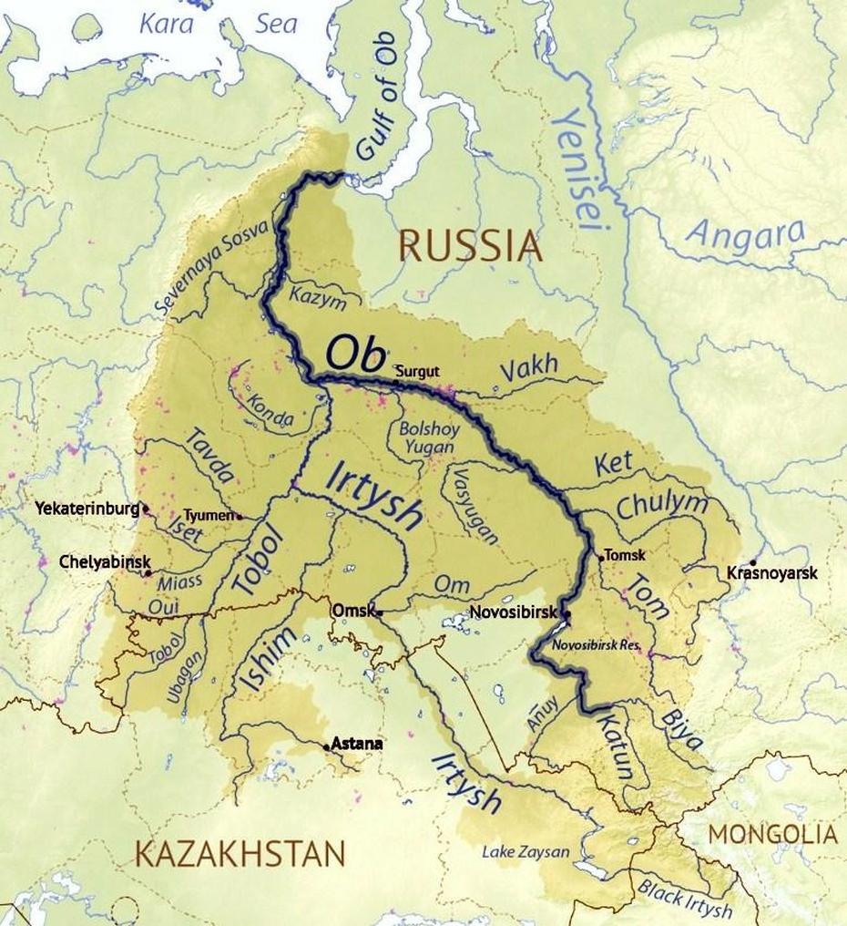 Ultima Thule: The Four Great Rivers Of Arctic Siberia – The Ob, The …, Ob, Russia, Russia  Today, Ob River Location