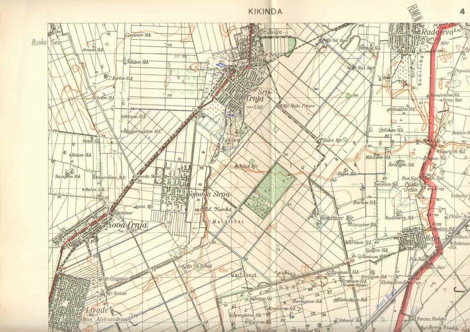 1950 Original Military Topographic Map Kikinda Plan Serbia Yugoslavia …, Kikinda, Serbia, Serbia Coat Of Arms, Srednjeazijski  Ovcar