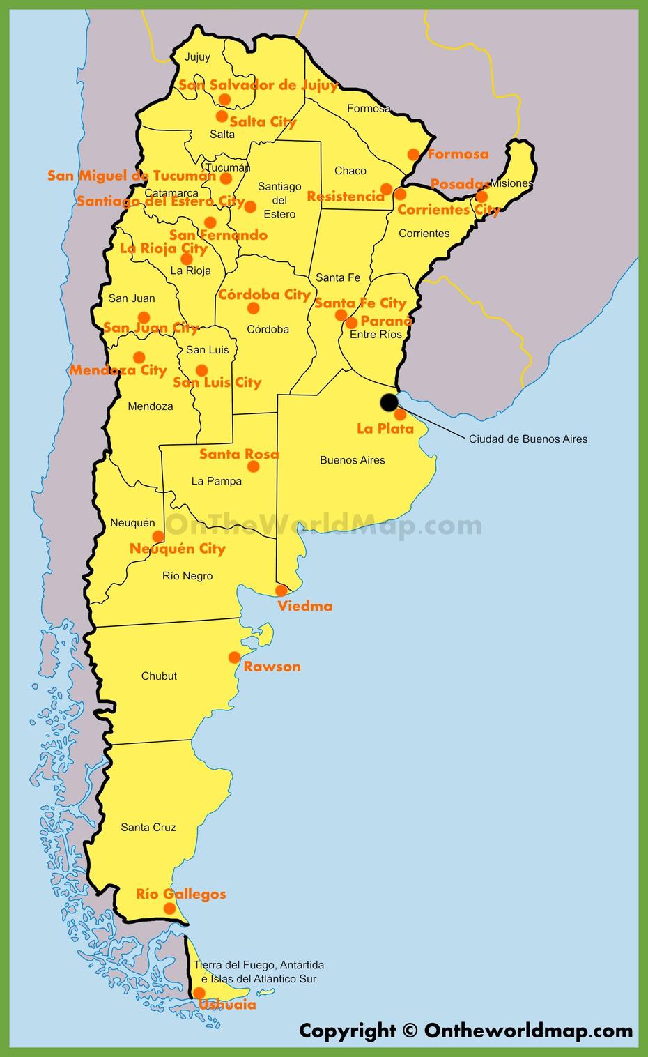 Administrative Map Of Argentina, Garupá, Argentina, Bang Dream  Garupa, Garupa Da  Bicicleta