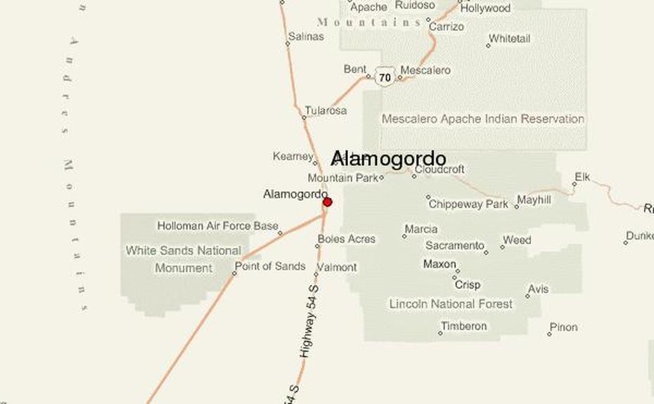 Alamogordo Nm, Alamogordo Street, Guia Urbano, Alamogordo, United States