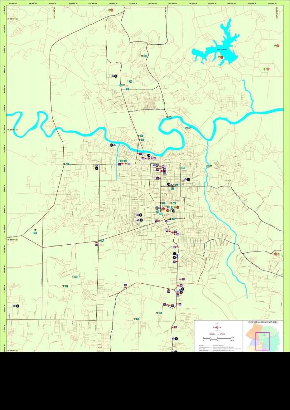 Amazing Indonesia: Pekanbaru City Map, Pekanbaru, Indonesia, Medan Indonesia, Yogyakarta Indonesia